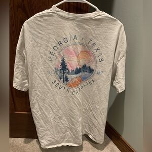 Blue 84 Cream Graphic Tee